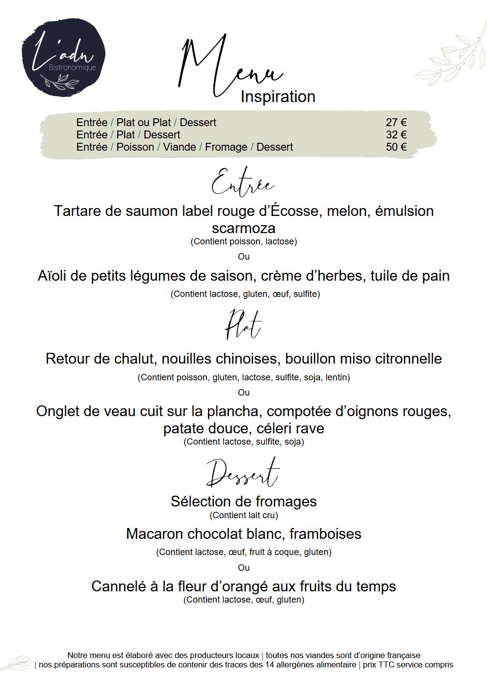 Menu menu 34