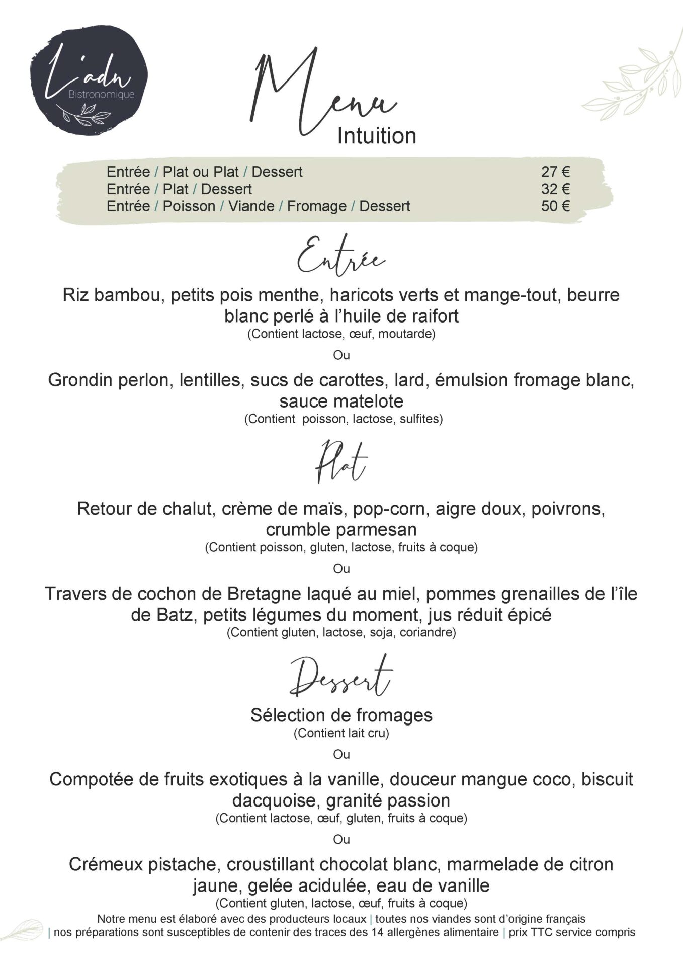 Menu Menu 20.26